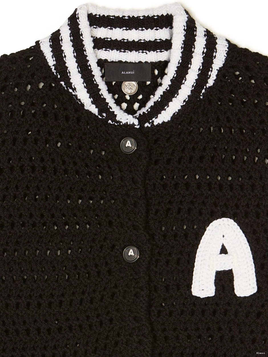 Affordable jacket Alanui bomber Women crochet-knit 0630